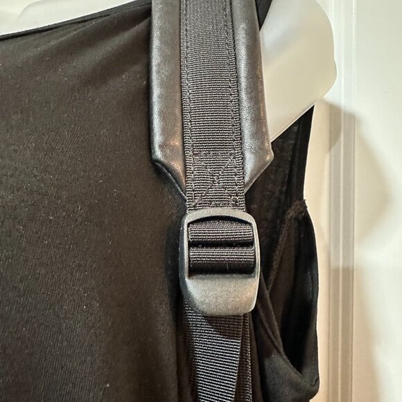 DKNY Black Sleek Soft Nappa Leather Backpack For Men or Women main image 9